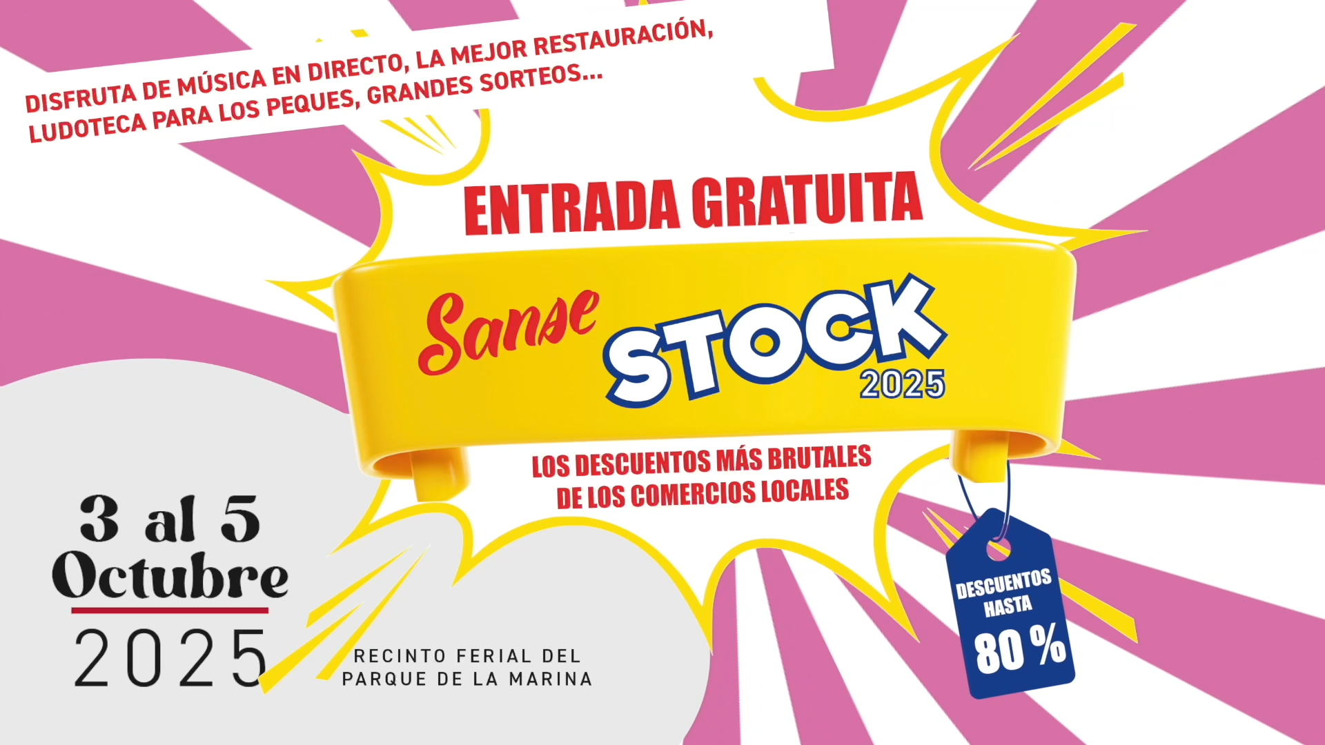 Vuelve Sansestock 2025 del 3 al 5 de octubre en Parque de la Marina
