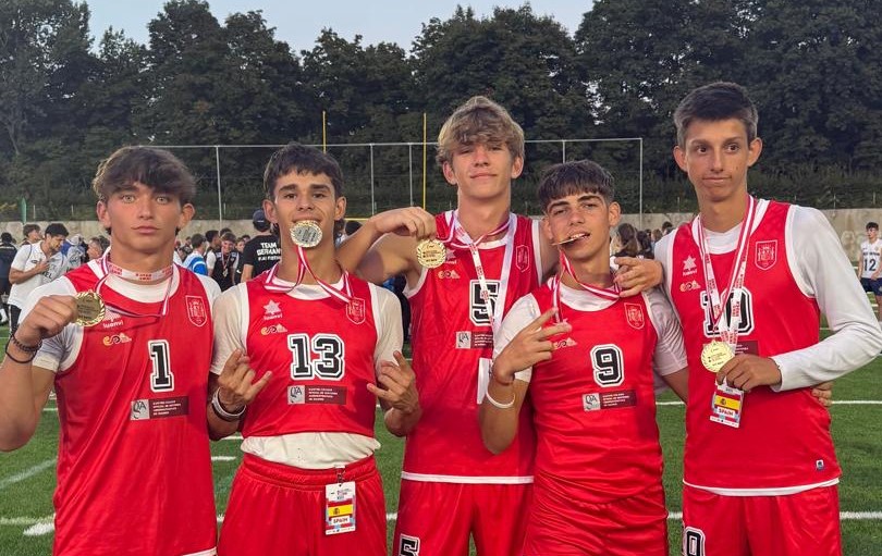 Cinco alcobendenses U17, Campeones de Europa Flag Football