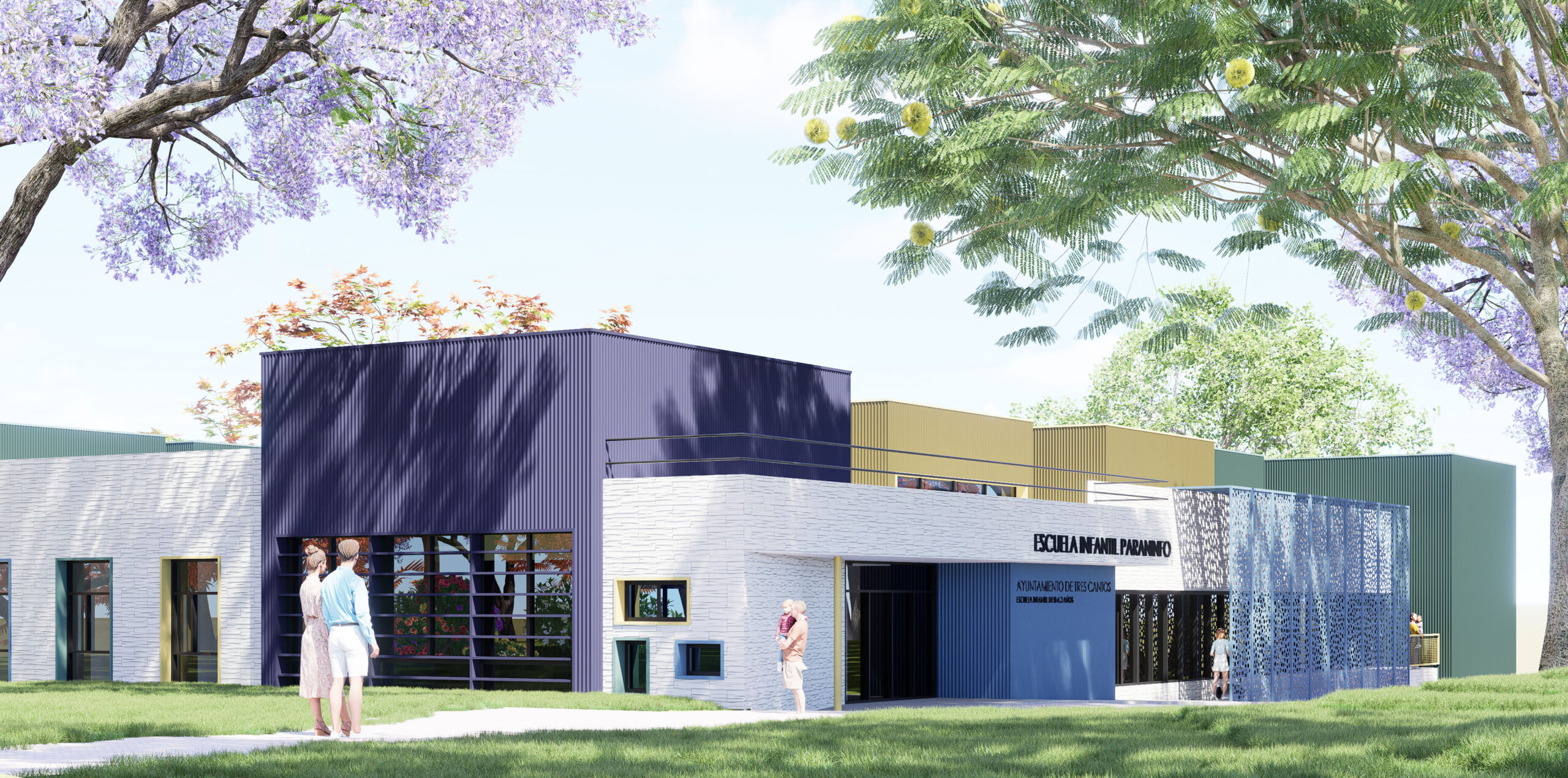 Alcalde Tres Cantos presenta proyecto nueva Escuela Infantil Paraninfo