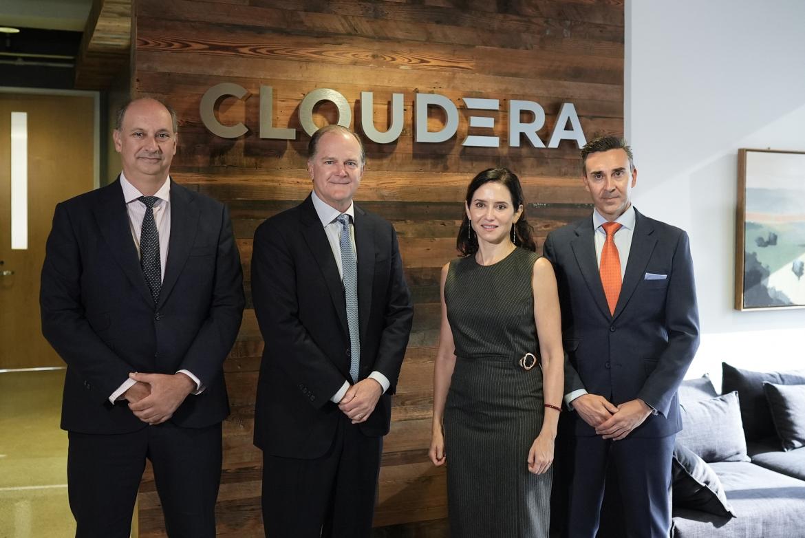 Diaz Ayuso anuncia en Texas la creación junto a la tecnológica Cloudera del laboratorio de datos e IA más avanzado de Europa en el sector público