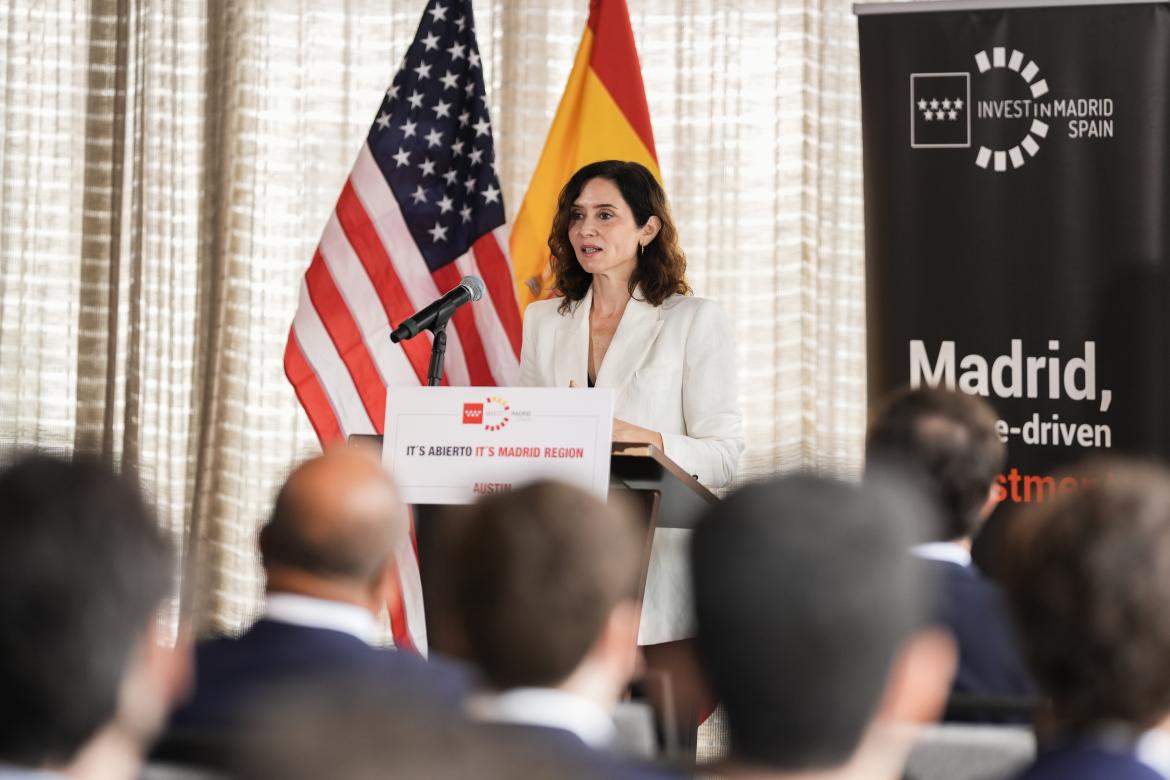 Díaz Ayuso anuncia en Texas un Nodo de Industria e Innovación en Defensa y Seguridad referente en Europa