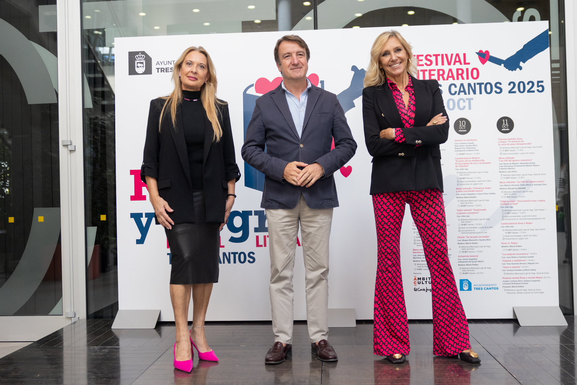 Tres Cantos celebra II Festival Literario Rosa y Negro del 9 al 11 de octubre
