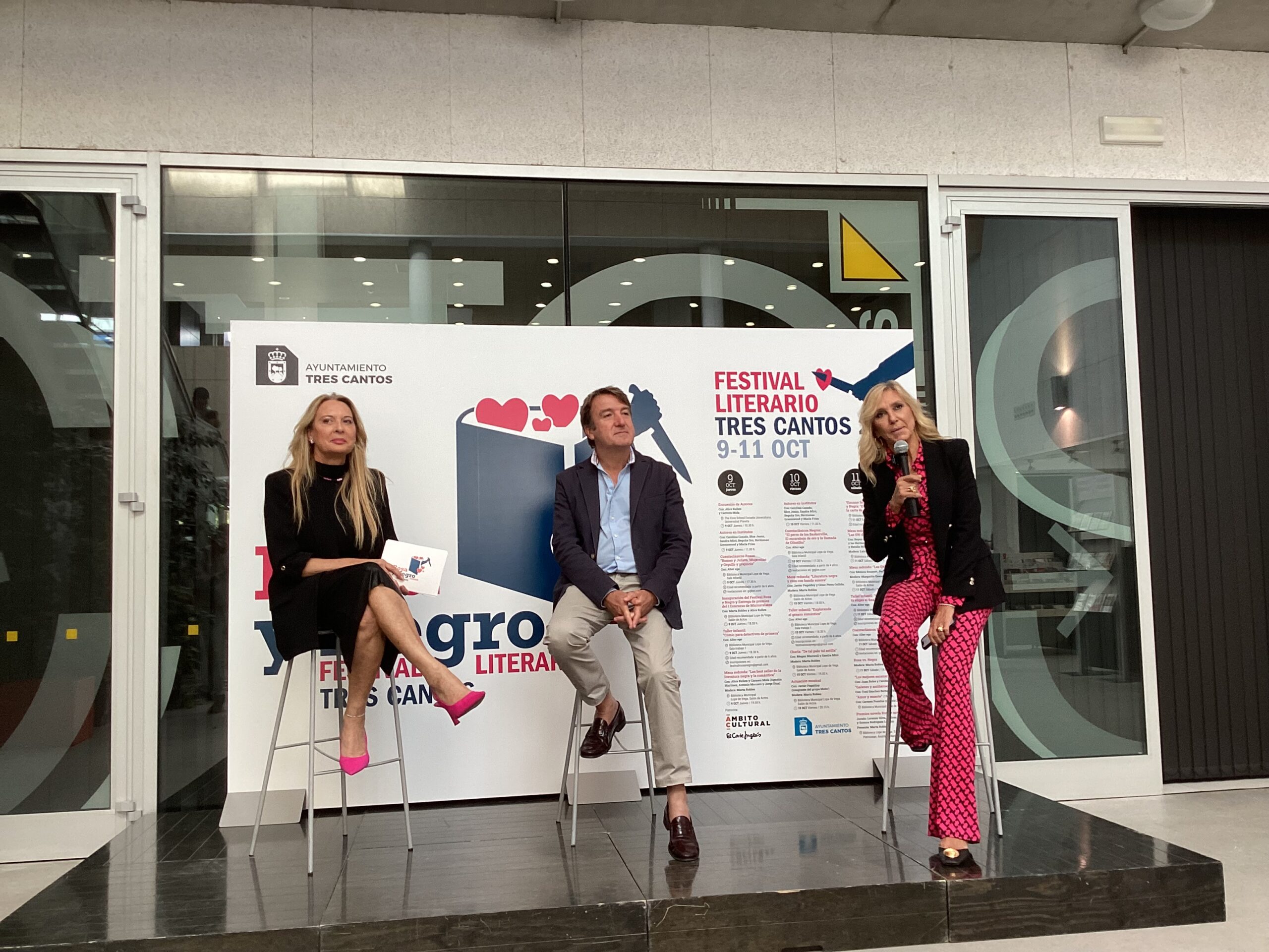 Tres Cantos celebra II Festival Literario Rosa y Negro del 9 al 11 de octubre