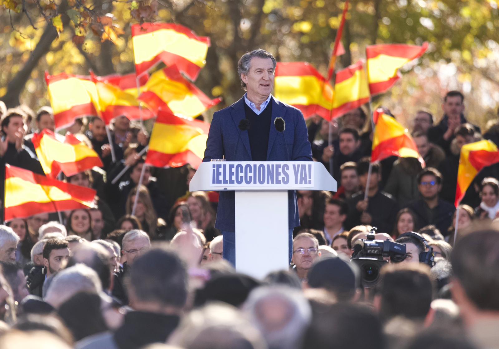 Partido Popular se manifiesta en Madrid bajo el lema “Mafia o Democracia”
