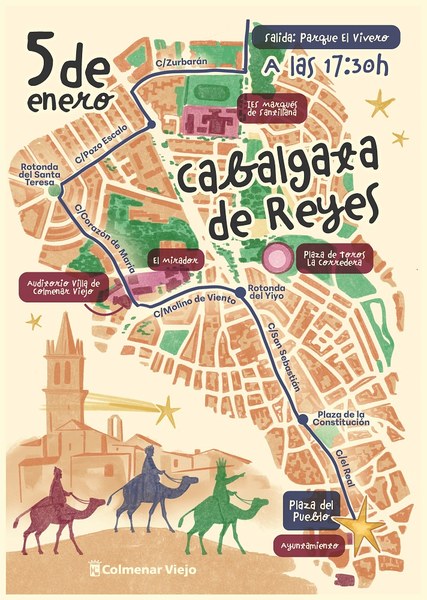 Colmenar Viejo se prepara para recibir a los Reyes Magos de Oriente
