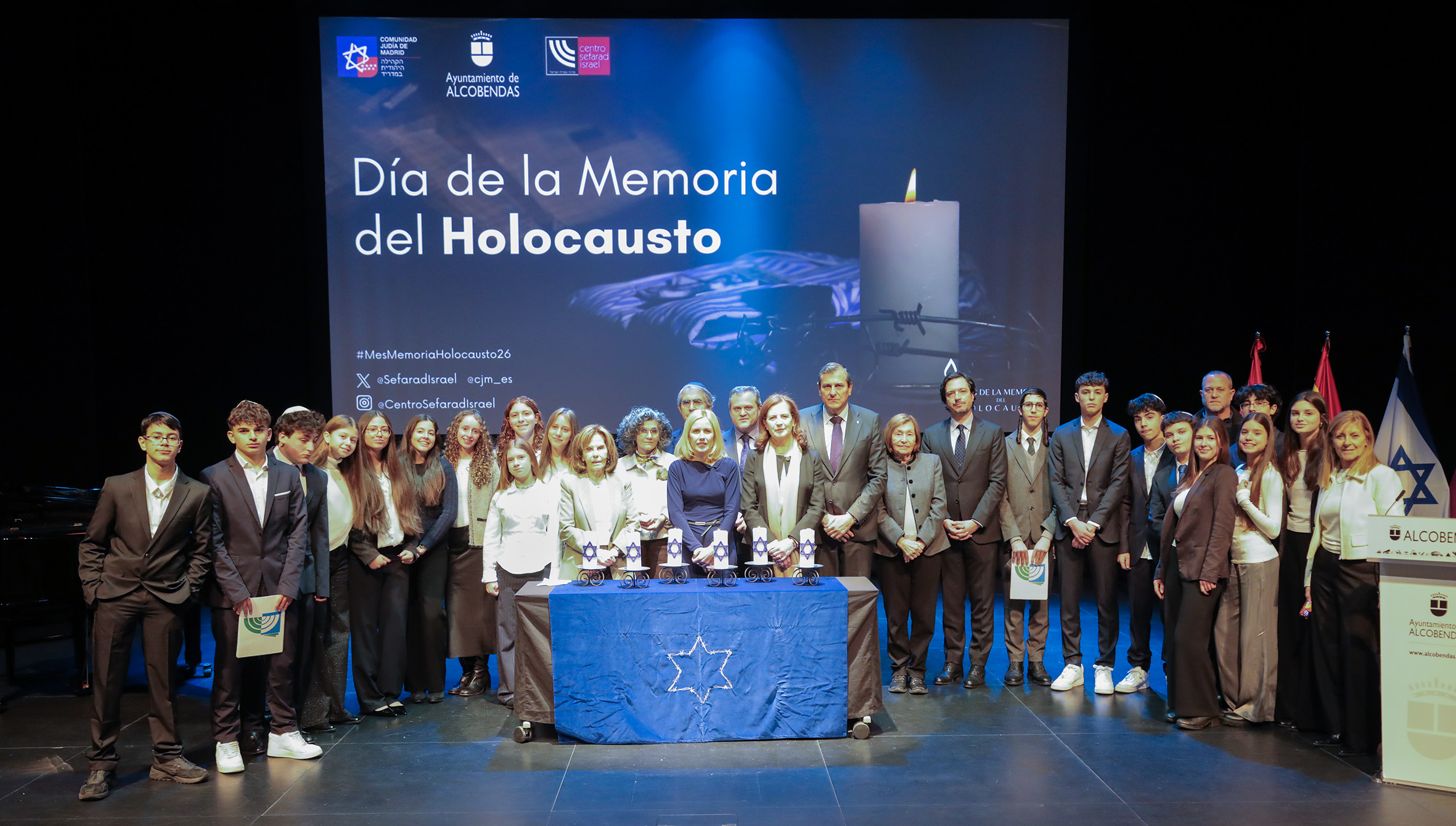 Alcobendas celebra un acto en memoria a las víctimas del Holocausto