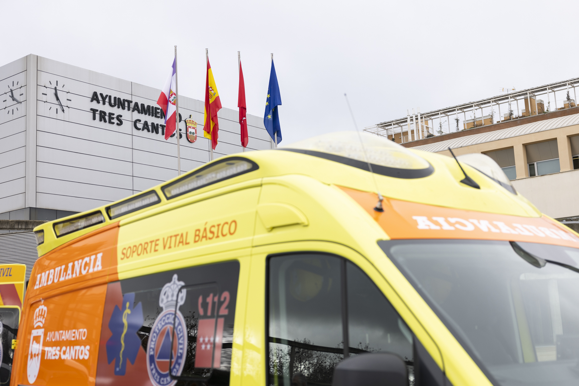 Ambulancia municipal Tres Cantos realizó 2.006 intervenciones en 2025