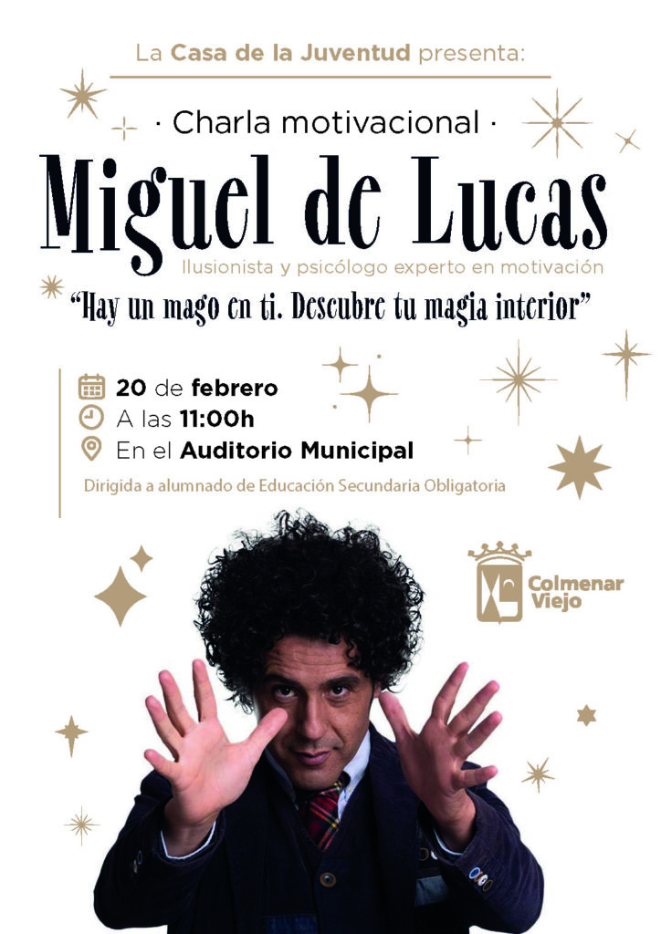Miguel de Lucas charla con los jóvenes de Colmenar Viejo