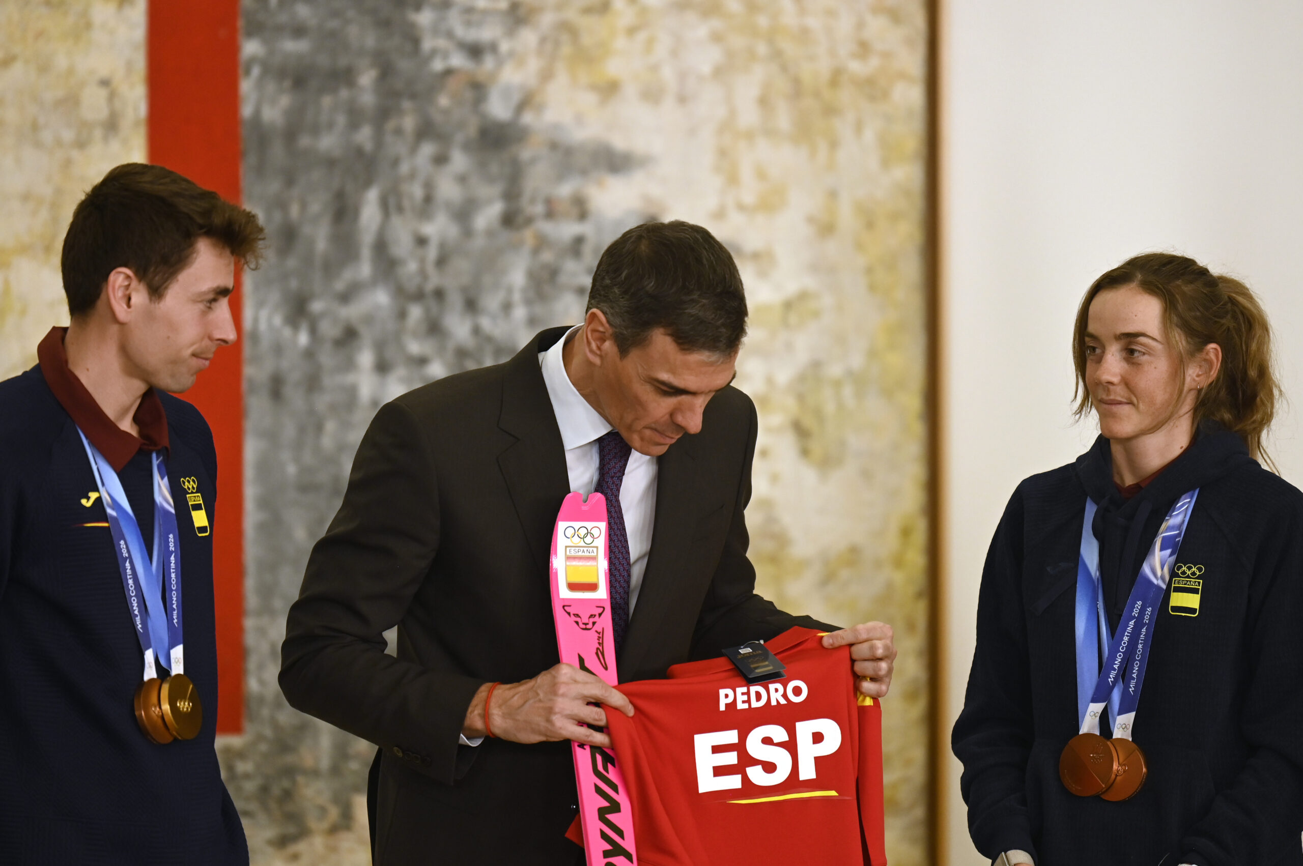 Pedro Sánchez recibe al equipo español de los Juegos Olímpicos de Invierno 2026
