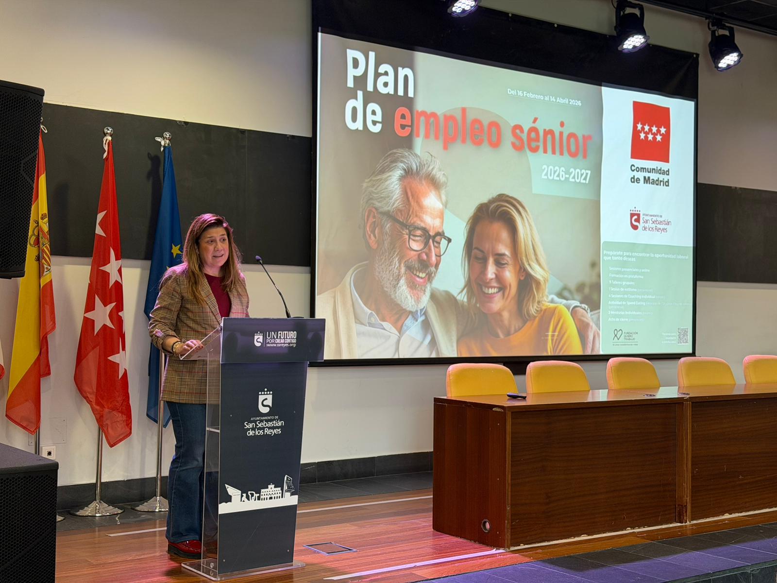 Comunidad de Madrid inaugura en Sanse el Plan de Empleo Senior