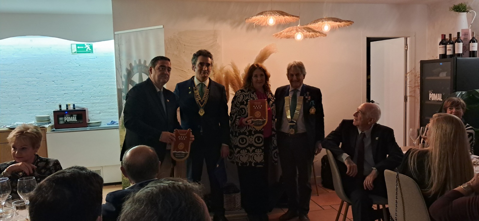 Rotary Club Sierra de Madrid recibe al Gobernador en Colmenar Viejo
