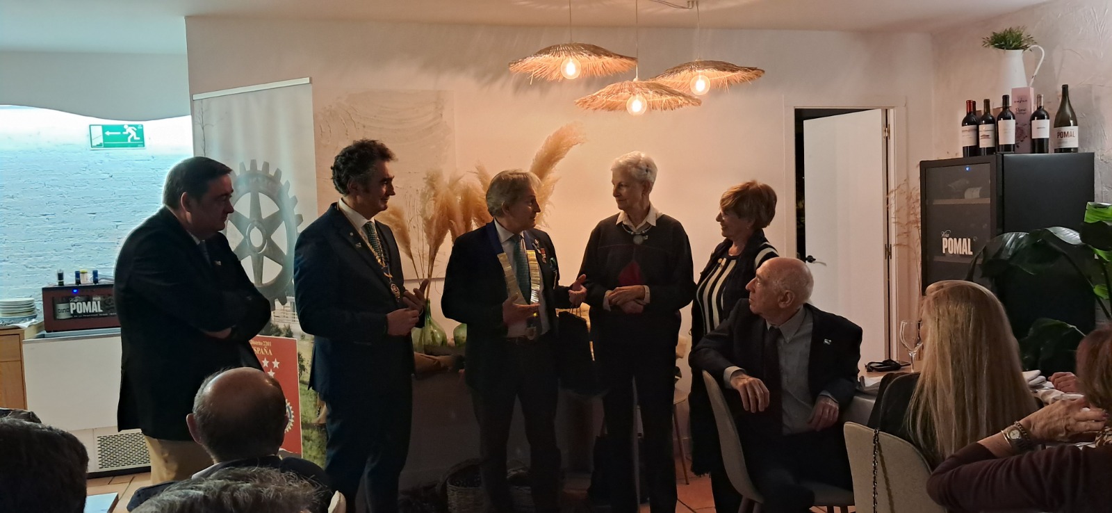 Rotary Club Sierra de Madrid recibe al Gobernador en Colmenar Viejo