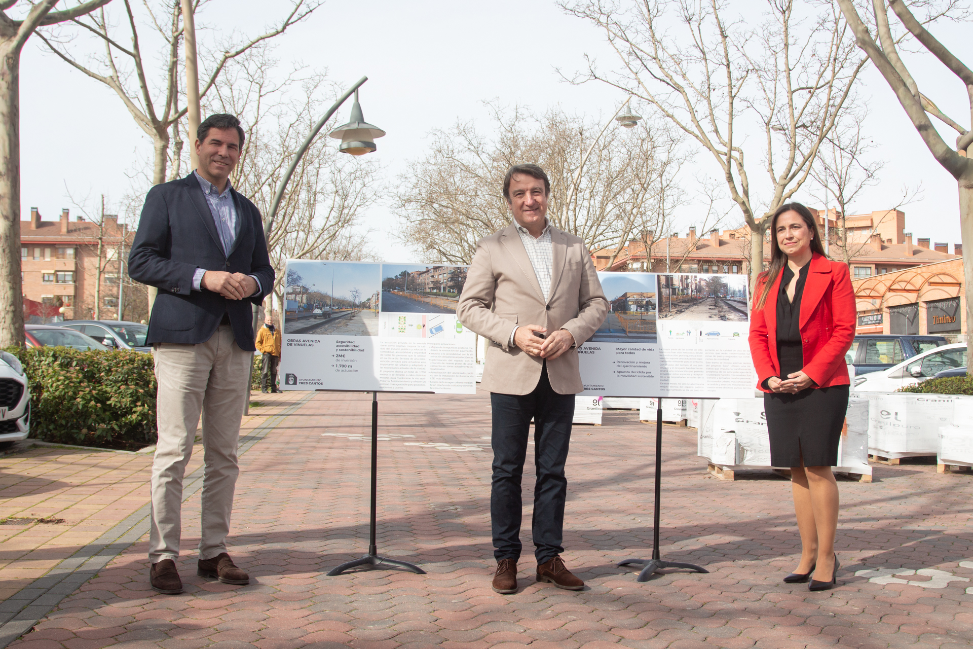 En marcha la renovación integral de Avenida de Viñuelas en Tres Cantos