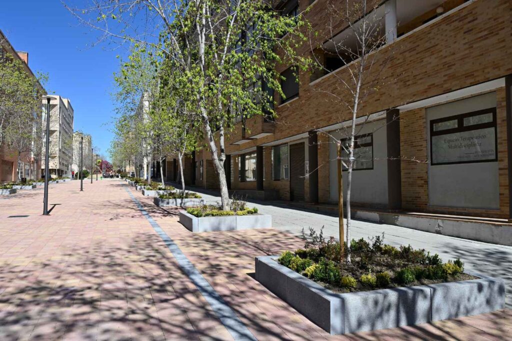 Finalizan las obras del Paseo Gregorio Marañón en Sanse
