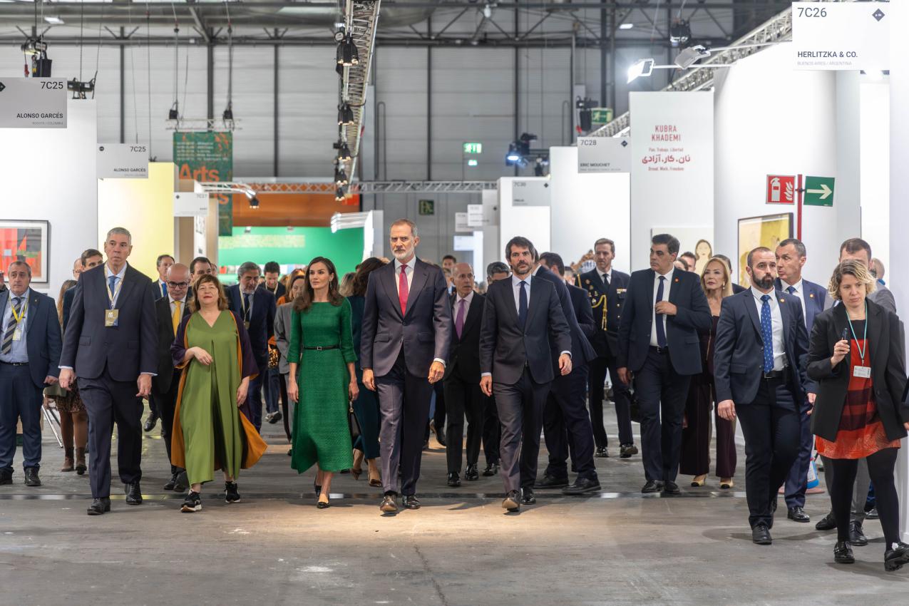 Los Reyes de España inauguran ARCOmadrid 2026