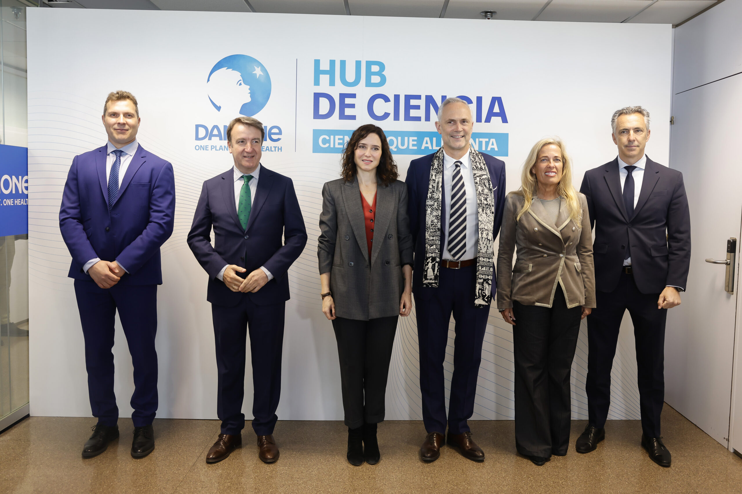 Díaz Ayuso anuncia inversión 40M€ Hub Ciencia Danone en Tres Cantos