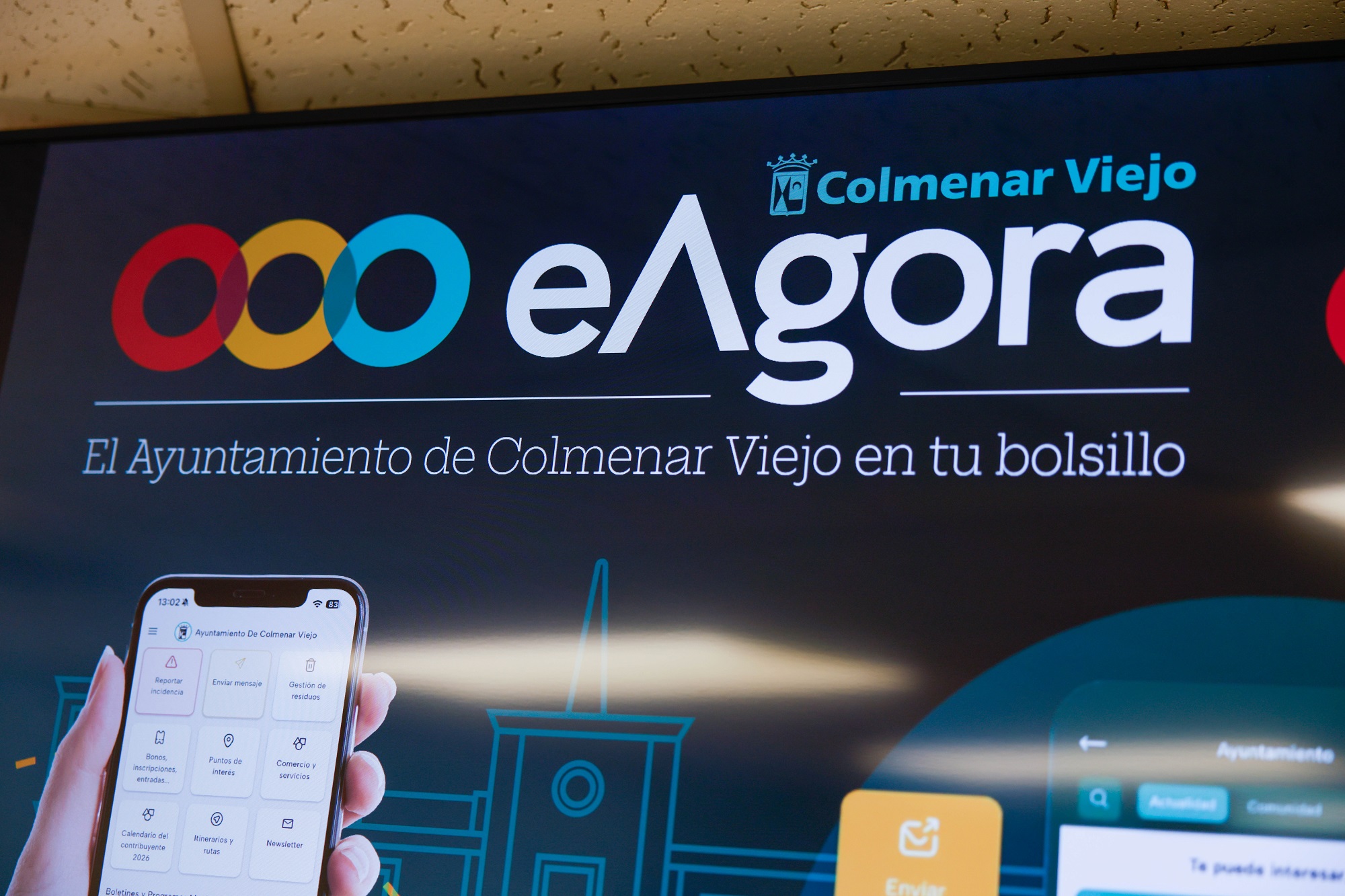 Colmenar Viejo lanza eAgora, nueva app para gestionar trámites e incidencias