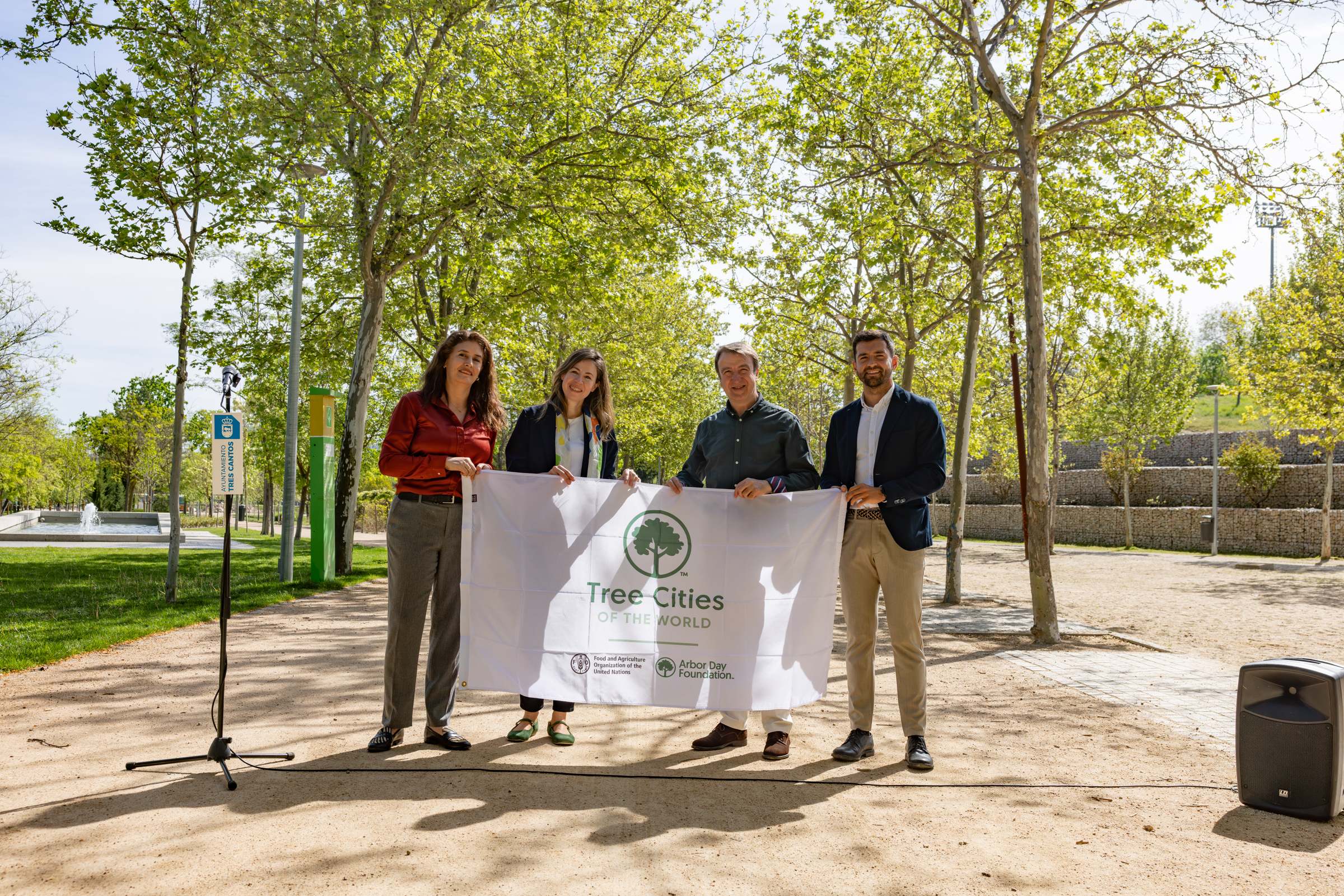 Tres Cantos distinguida "Ciudad Arbórea del Mundo" 2026 por FAO y Arbor Day