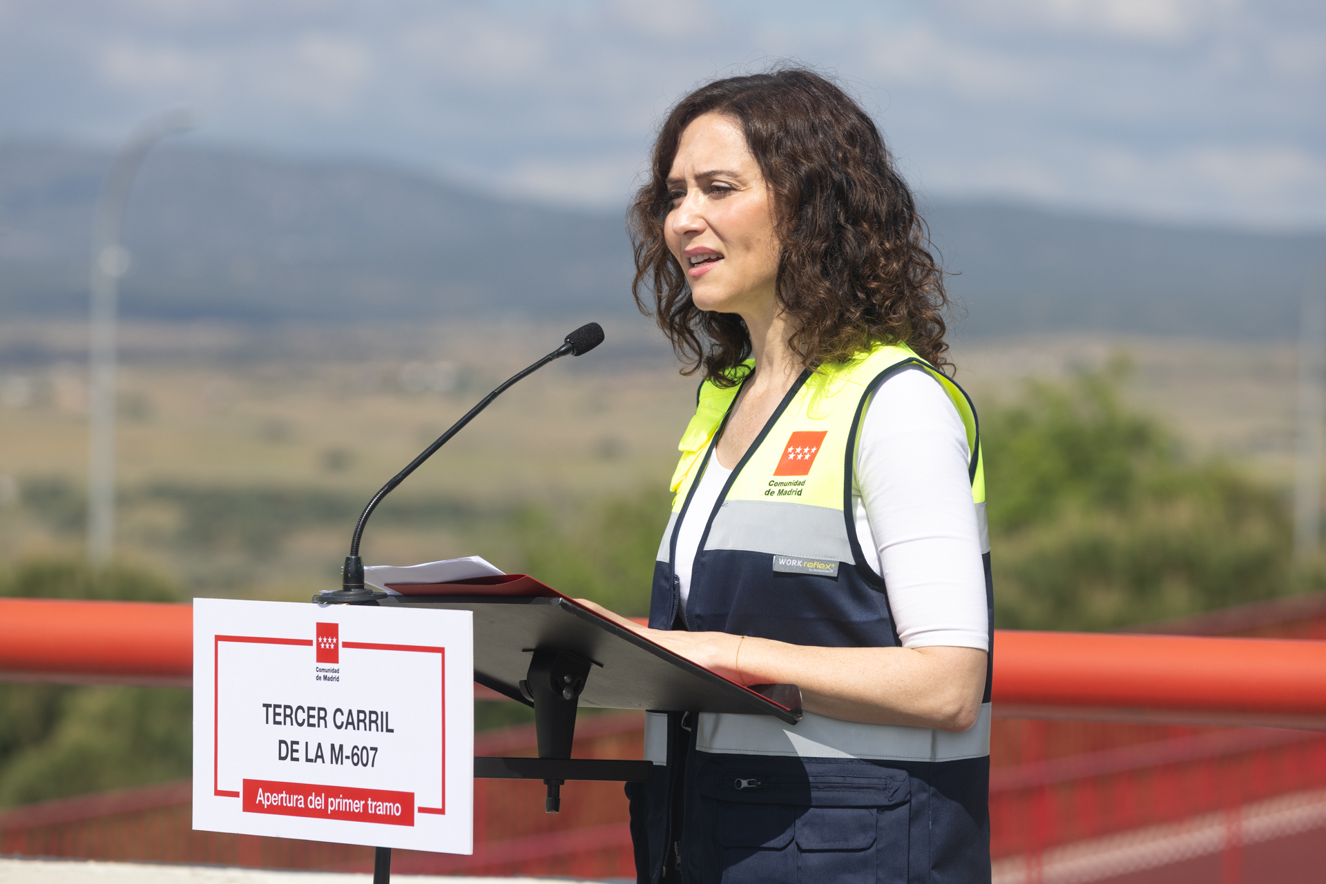 Díaz Ayuso inaugura el primer tramo de ampliación de la M-607