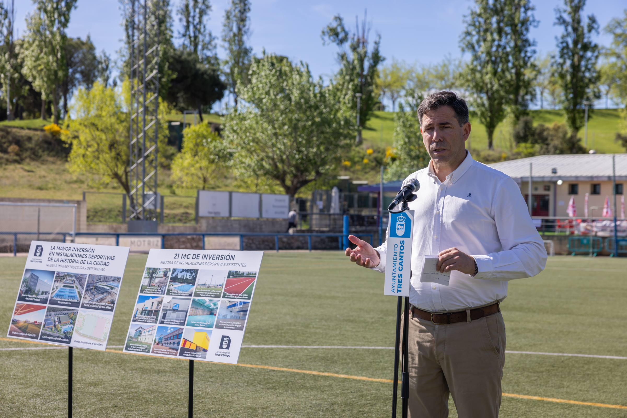 Tres Cantos invertirá 27M€ en infraestructuras deportivas hasta 2027