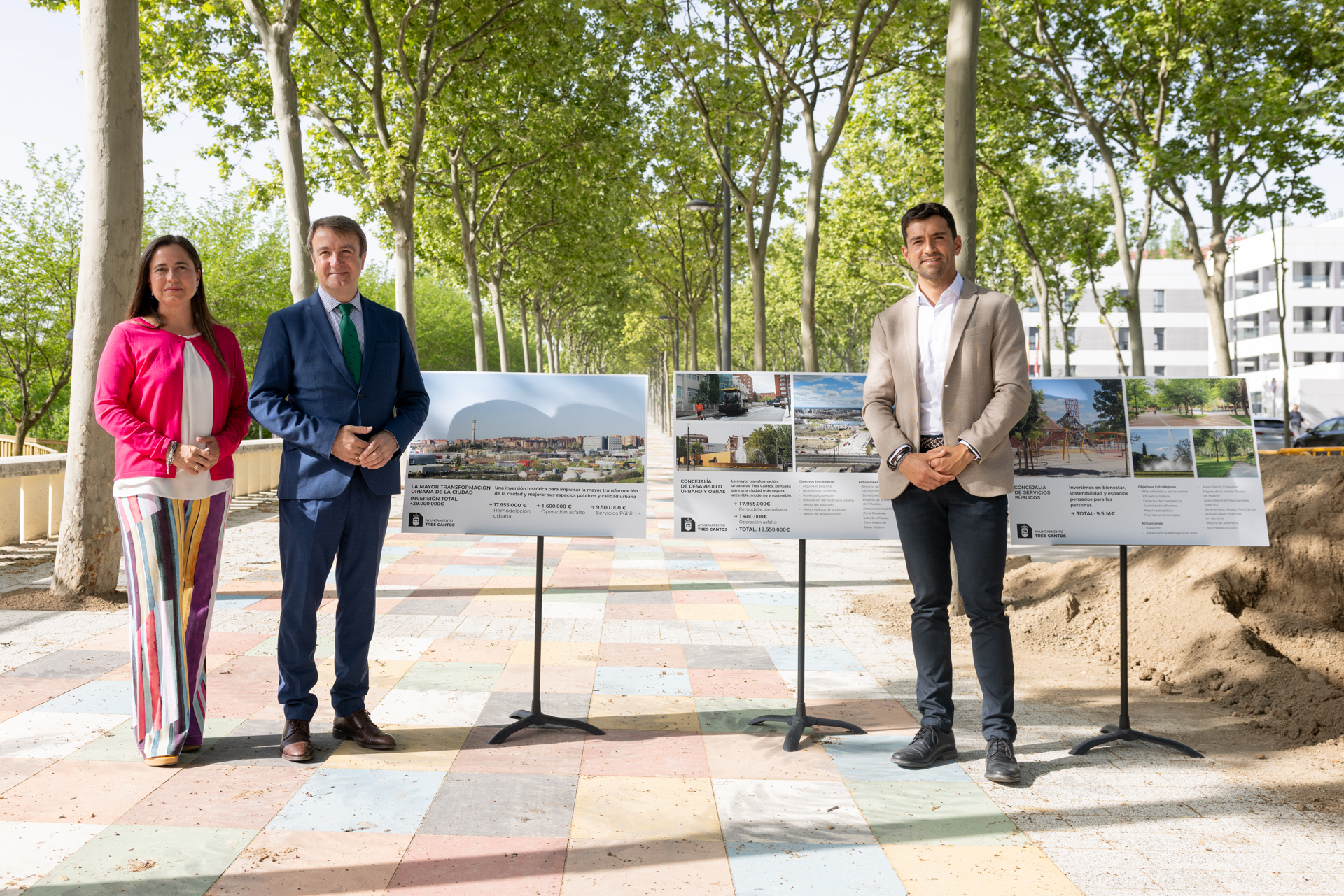 29M€ impulsarán la mayor transformación urbanística de la historia de Tres Cantos