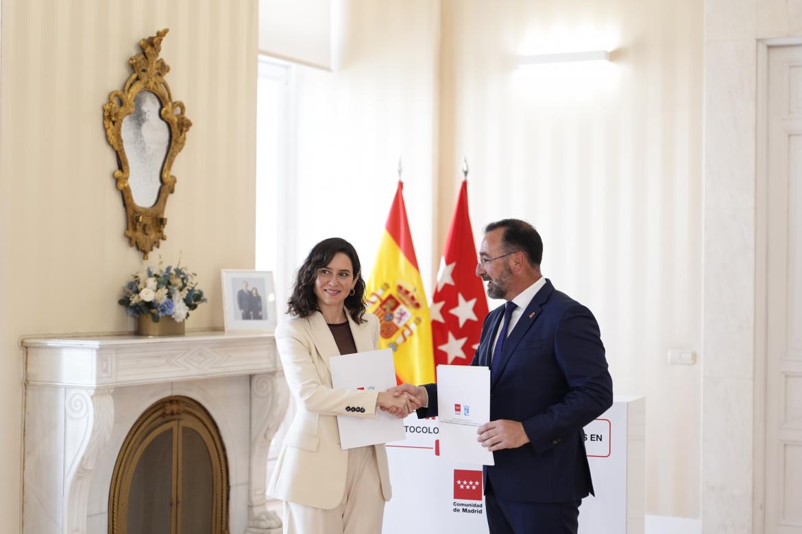 Díaz Ayuso firma Protocolo Inversiones 180M€ para Colmenar Viejo
