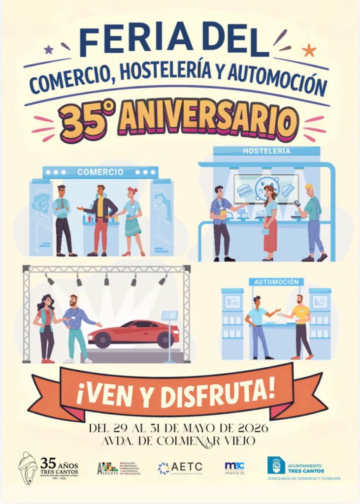 Tres Cantos celebra III Feria del Comercio, Hostelería y Automoción