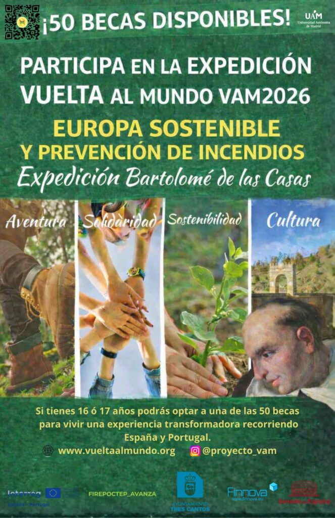 Tres Cantos participa en Beca "Expedición Vuelta al Mundo" 2026