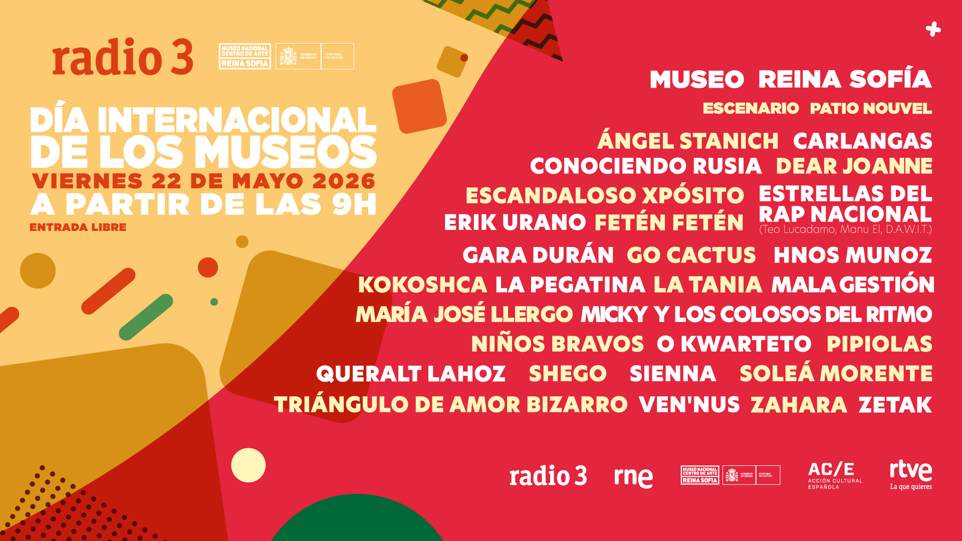 Museo Reina Sofía y Radio3 RNE celebran 12 horas de música y cultura