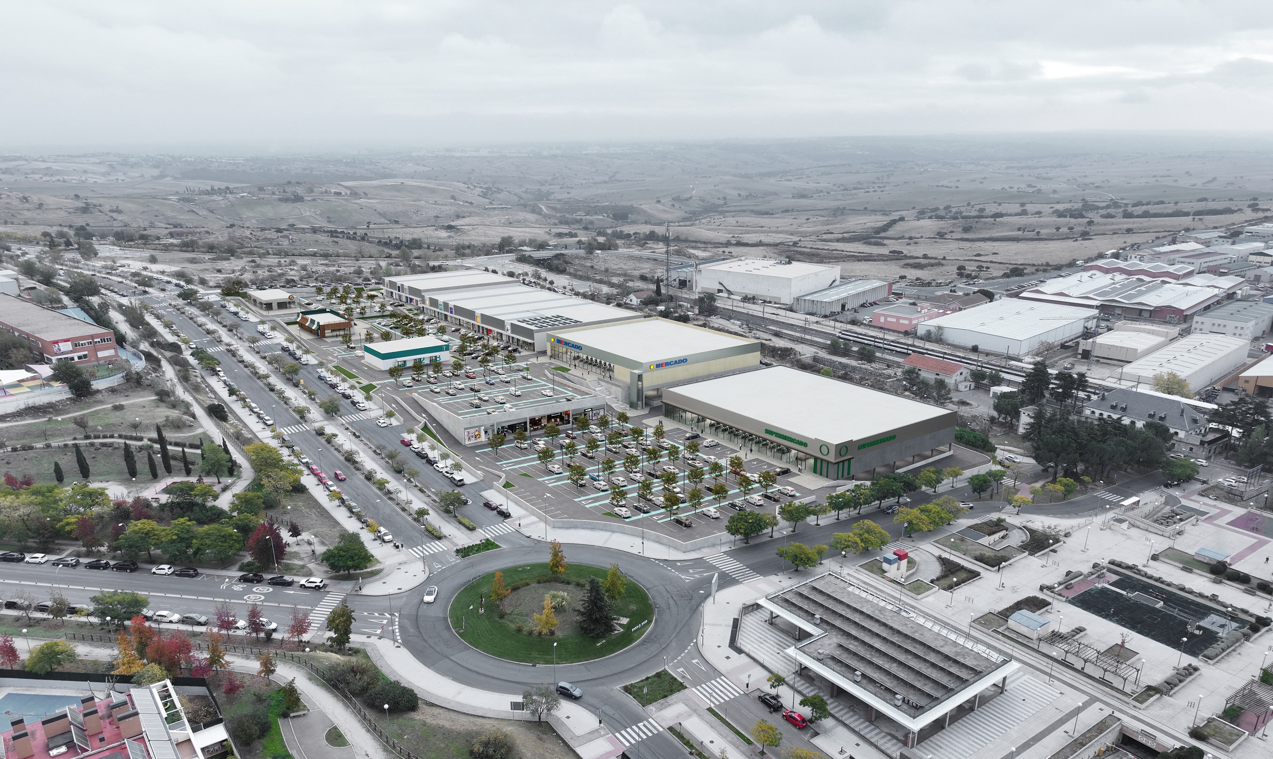Colmenar Viejo tendrá un nuevo parque comercial en el barrio de La Estación