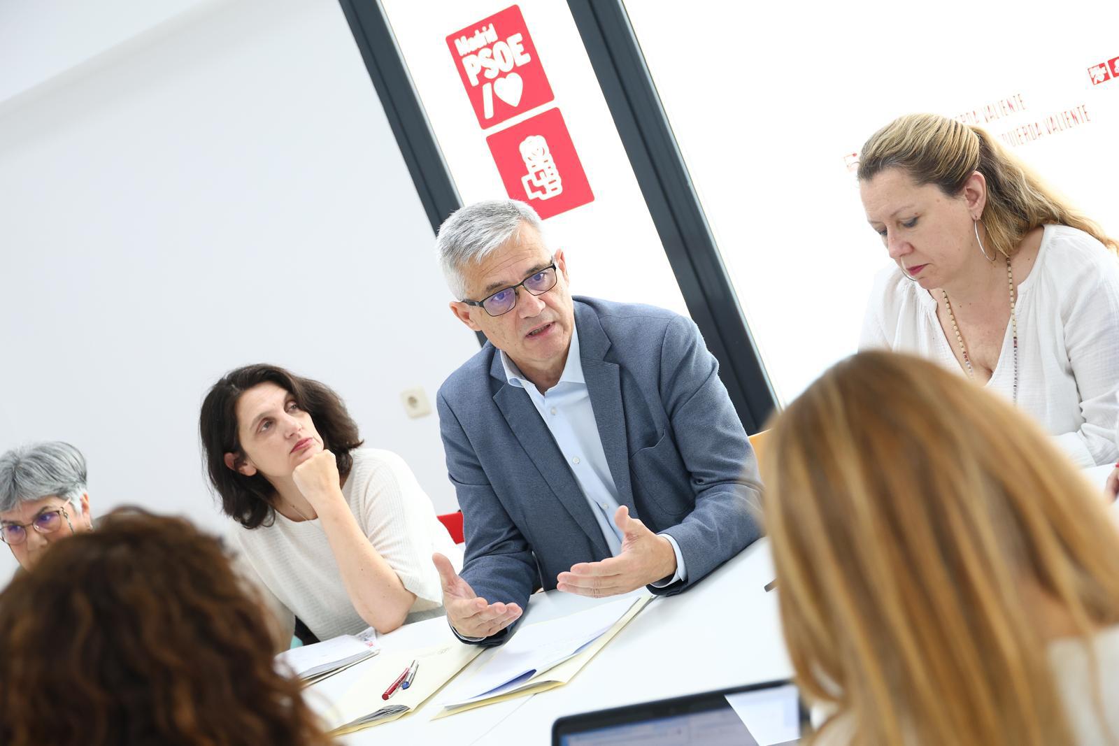 Pilar Sánchez Acera y David Lucas se reúnen con los alcaldes socialistas de la Comunidad de Madrid para implementar el Plan Estatal de Vivienda