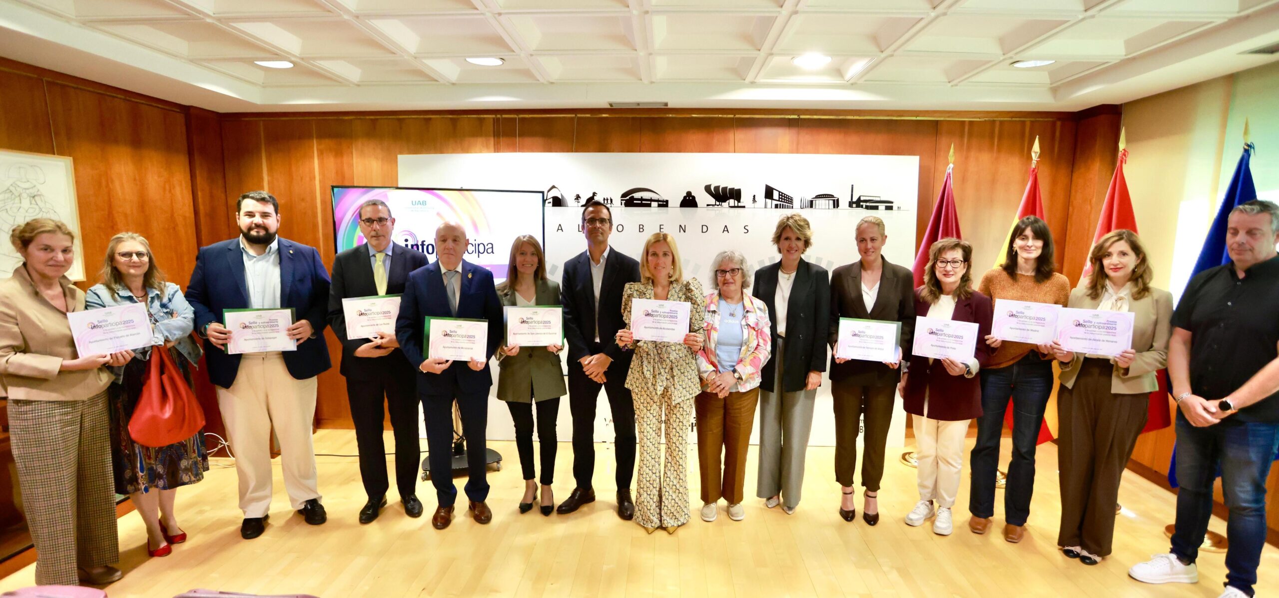 Ayuntamiento Alcobendas renueva el Sello Infoparticipa de transparencia