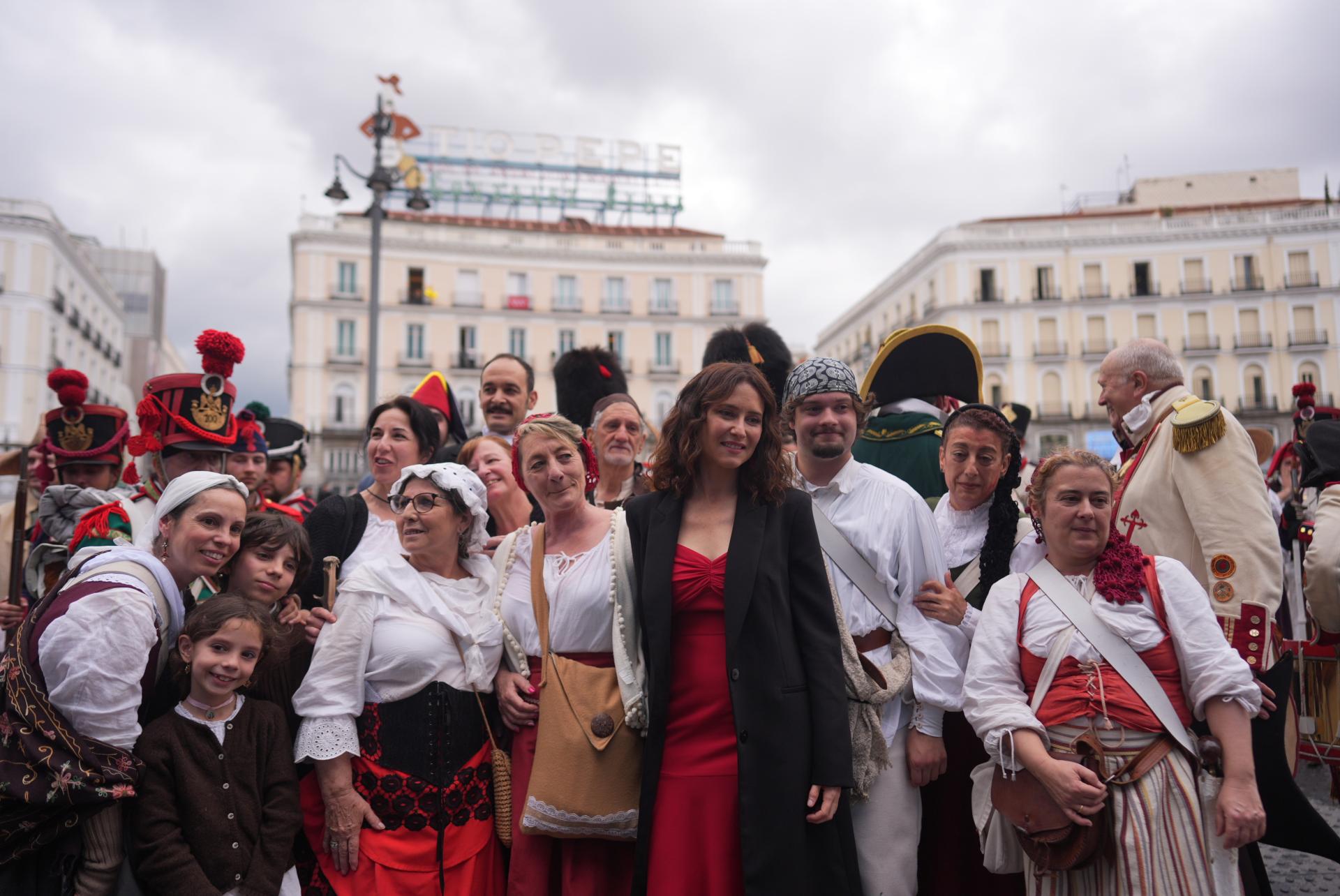 Díaz Ayuso rinde homenaje a los Héroes del 2 y 3 de Mayo que “dieron su vida por la libertad de España”