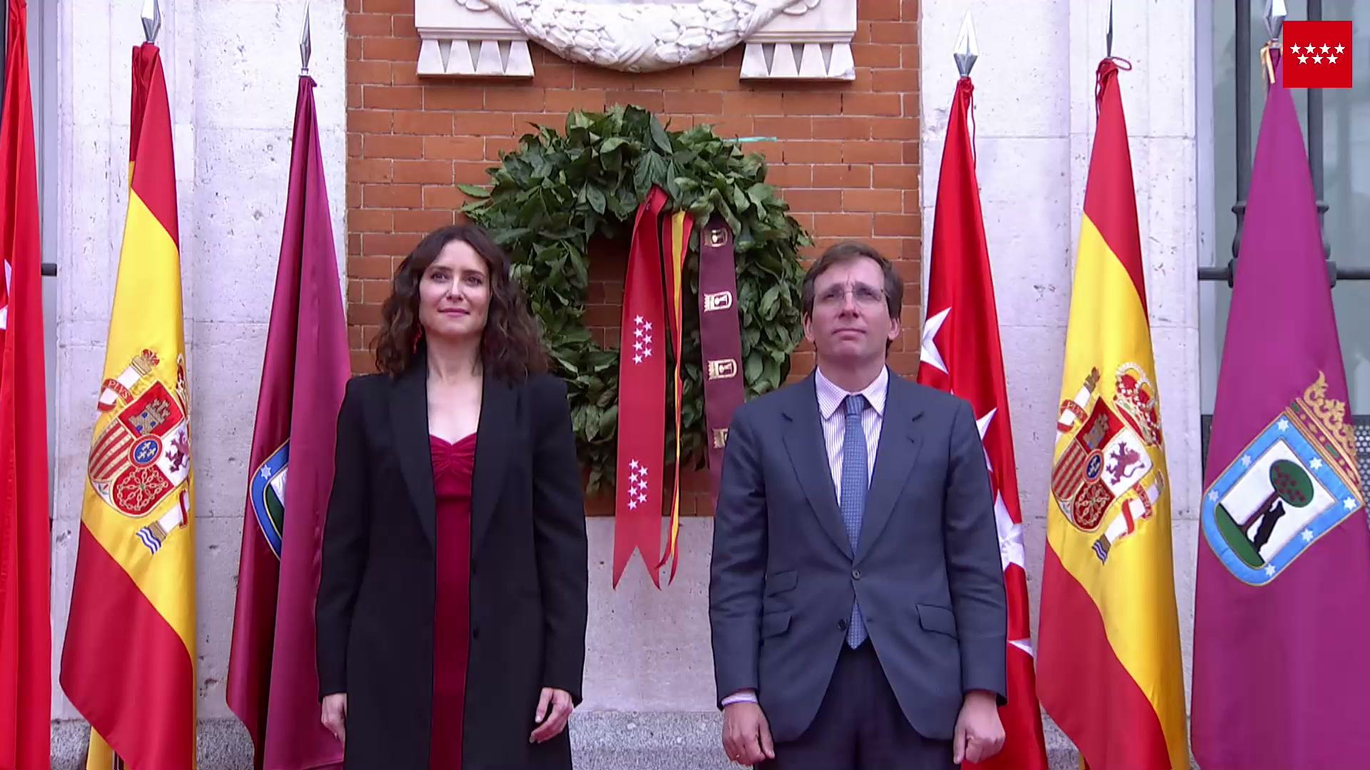 Díaz Ayuso rinde homenaje a los Héroes del 2 y 3 de Mayo que “dieron su vida por la libertad de España”