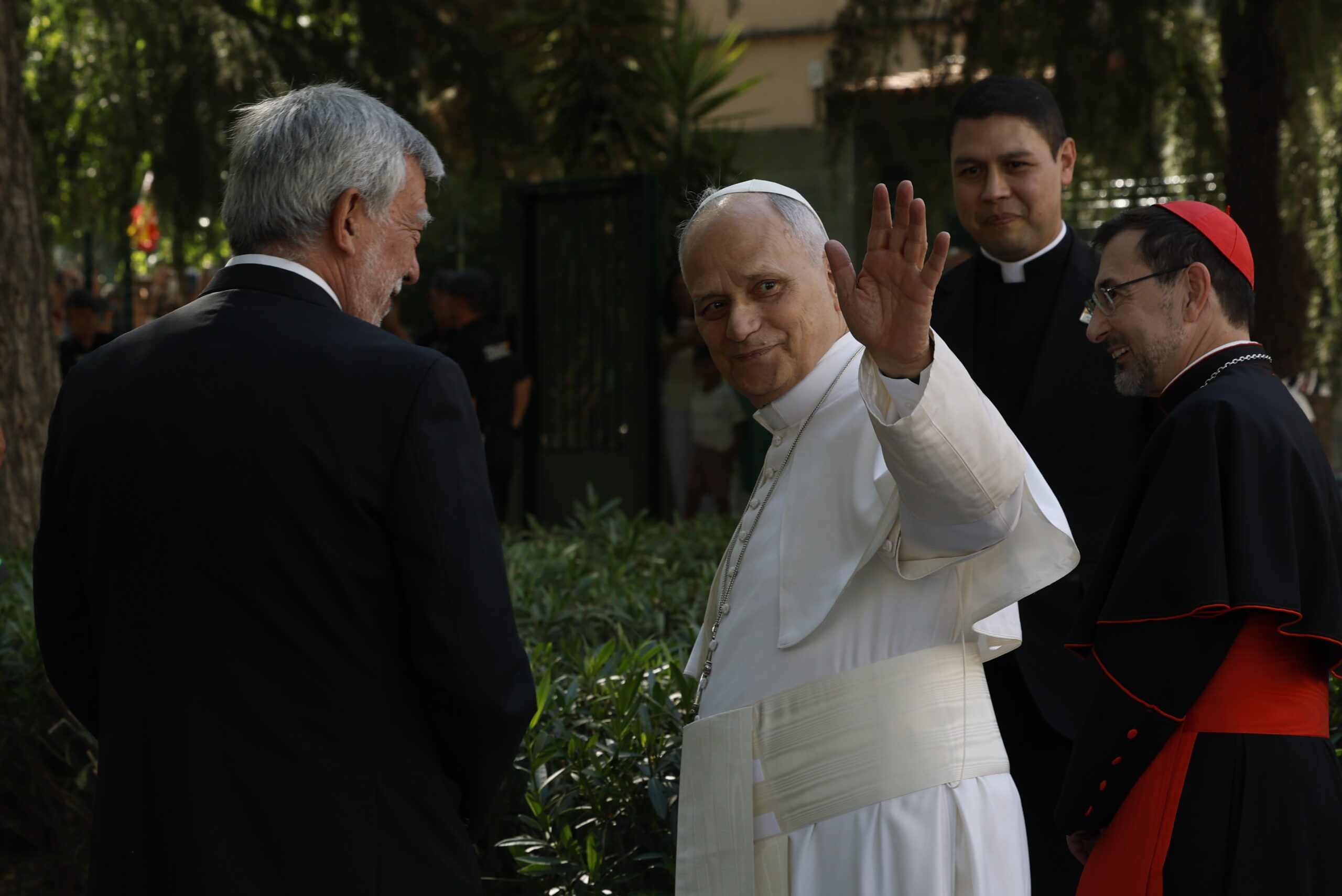 Papa León XIV visita el CEDIA "La caridad no admite demoras"
