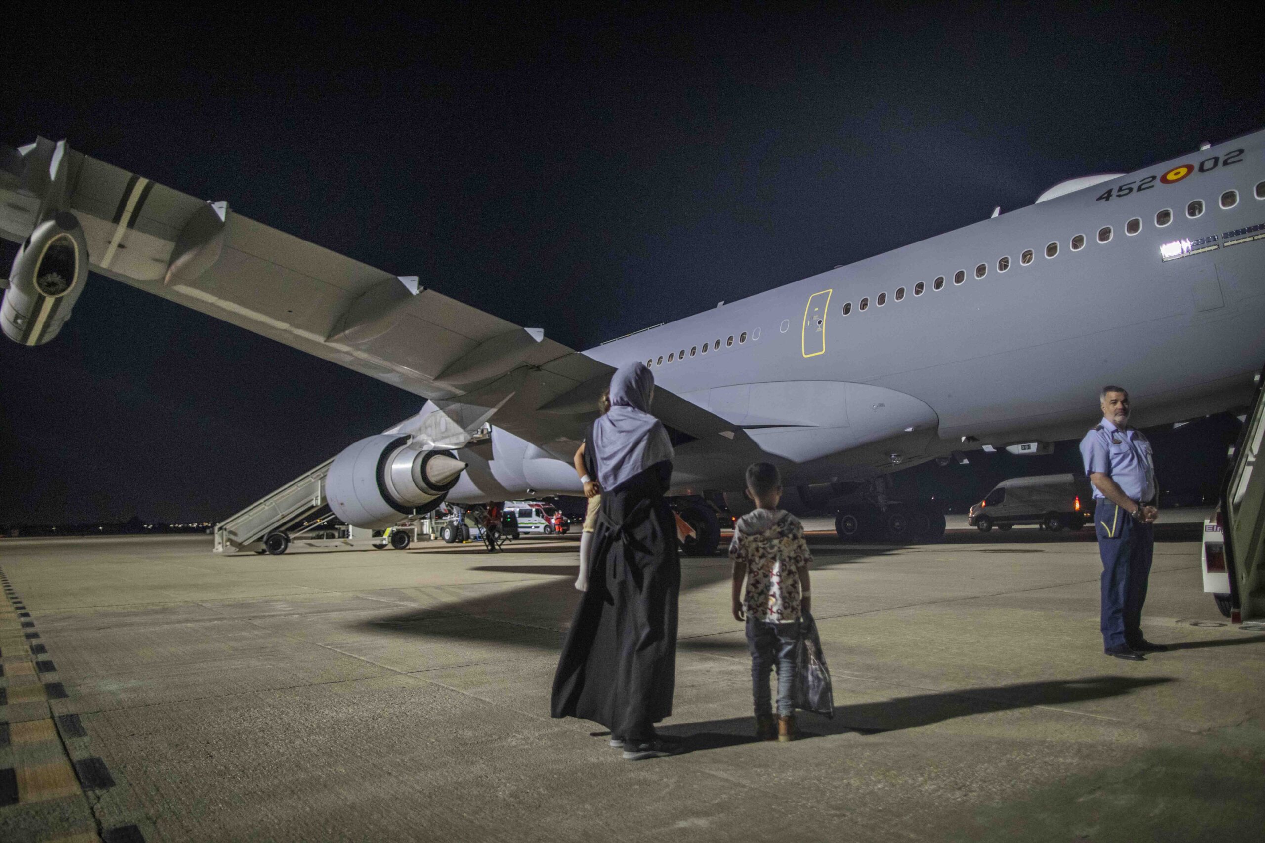 Llegan a España 20 menores evacuados desde Gaza para recibir atención sanitaria