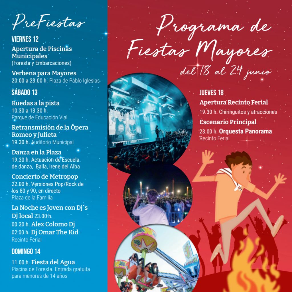 Tres Cantos celebra las Fiestas Patronales de San Juan del 18 al 24 de Junio