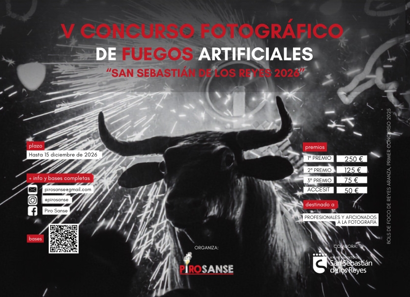 Asociación Pirosanse convoca V Concurso Fotográfico de Fuegos Artificiales