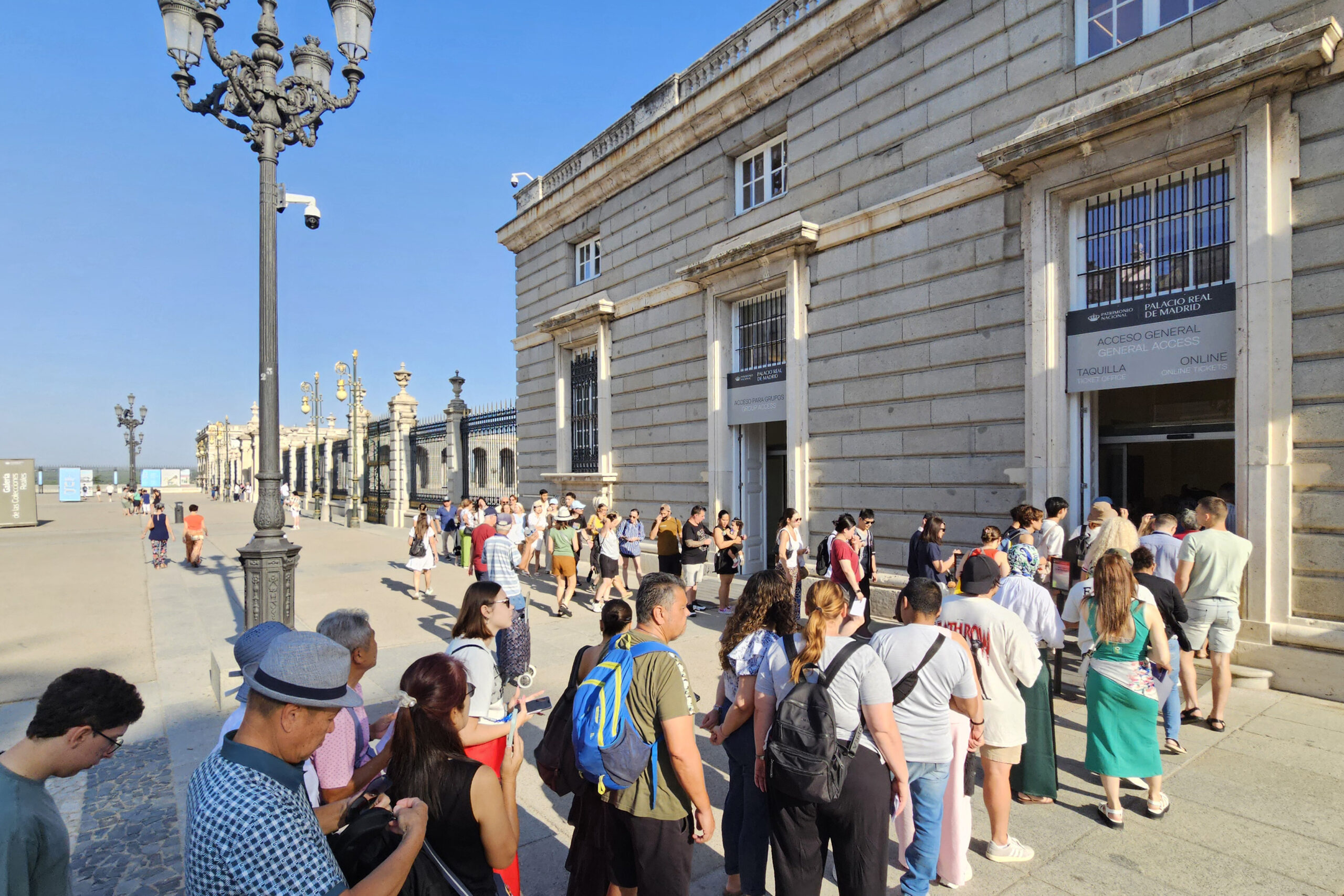 Palacio Real de Madrid atendió a 1.770.000 turistas en 2025