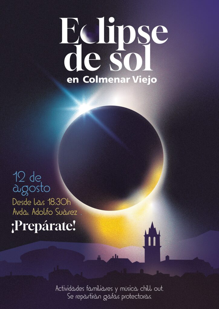Disfruta del eclipse con total seguridad en Colmenar Viejo