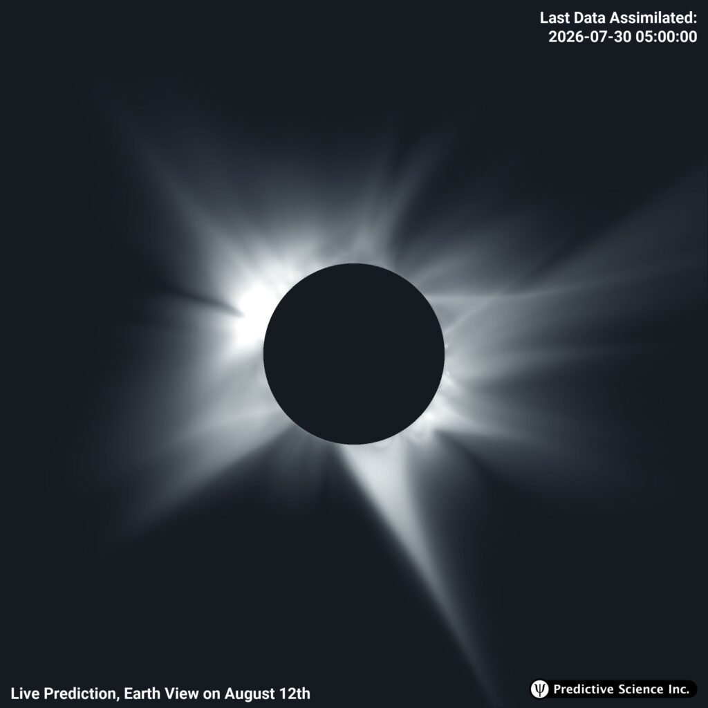MICIU anticipa cómo será la corona solar del eclipse total