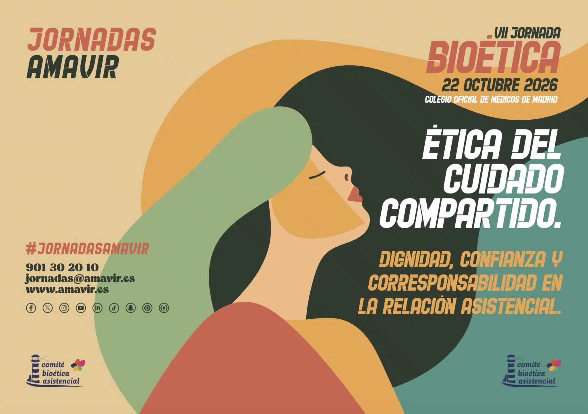 Comité de Bioética Amavir organiza Jornada de Bioética en Madrid sobre «Ética del cuidado compartido"