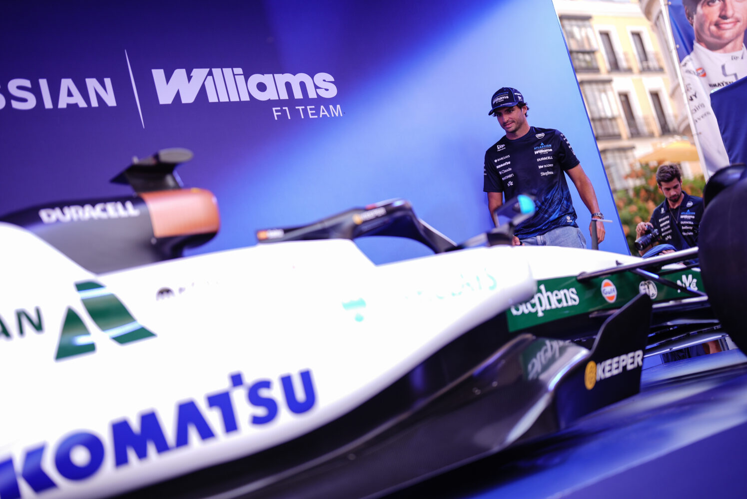 Carlos Sainz presenta en Callao el monoplaza de Atlassian Williams F1 Team