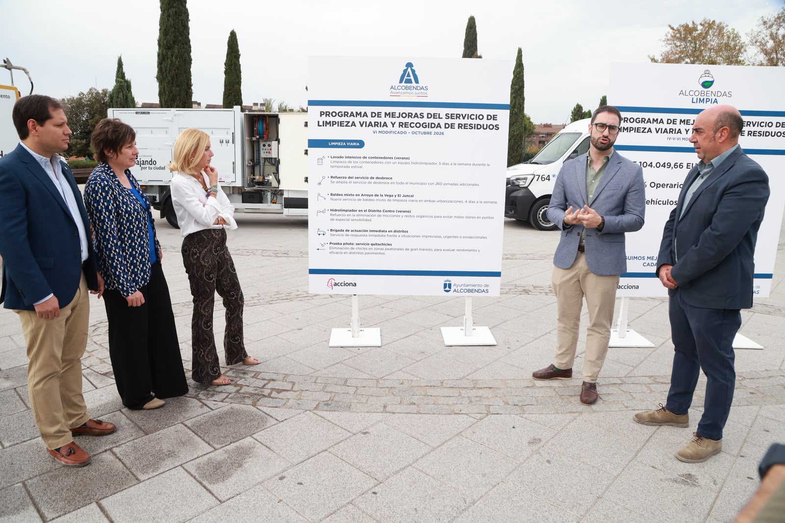 Alcobendas invierte 1,1M€ para reforzar la limpieza y mejorar servicios