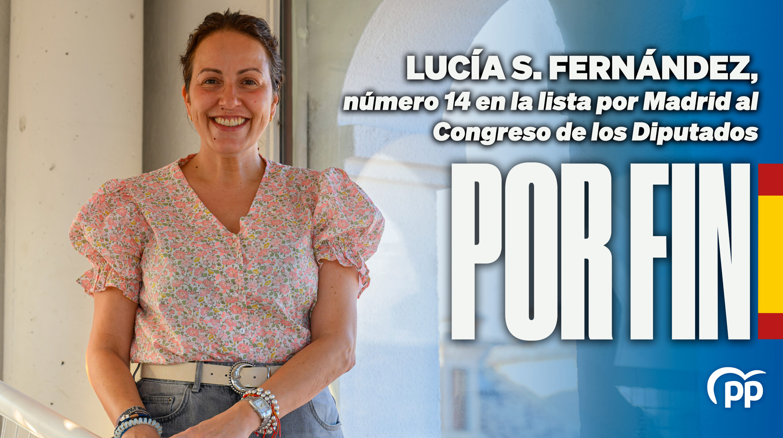 Feijóo designa a Lucía Fernández Nº14 lista por Madrid al Congreso de los Diputados