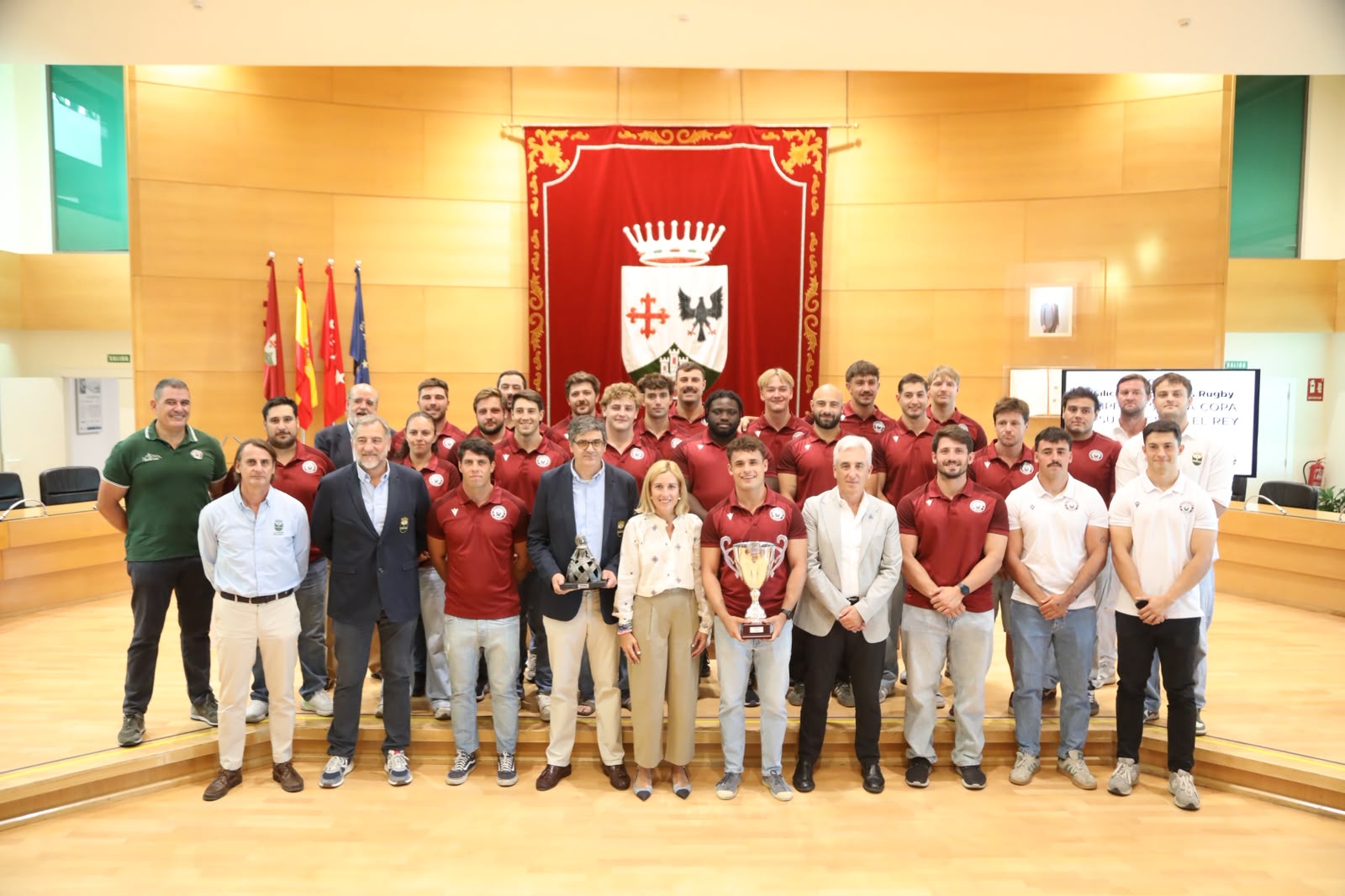 Alcobendas rinde homenaje a Silicius Alcobendas Rugby, ganador de la Copa del Rey 2025/26
