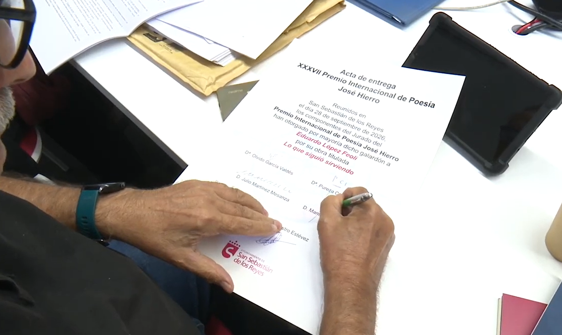 Eduardo López Feoli gana el Premio Internacional de Poesía José Hierro