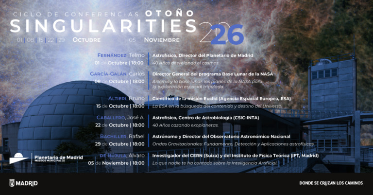 Planetario de Madrid acoge un ciclo de conferencias sobre los avances de la astronomía en los últimos 40 años
