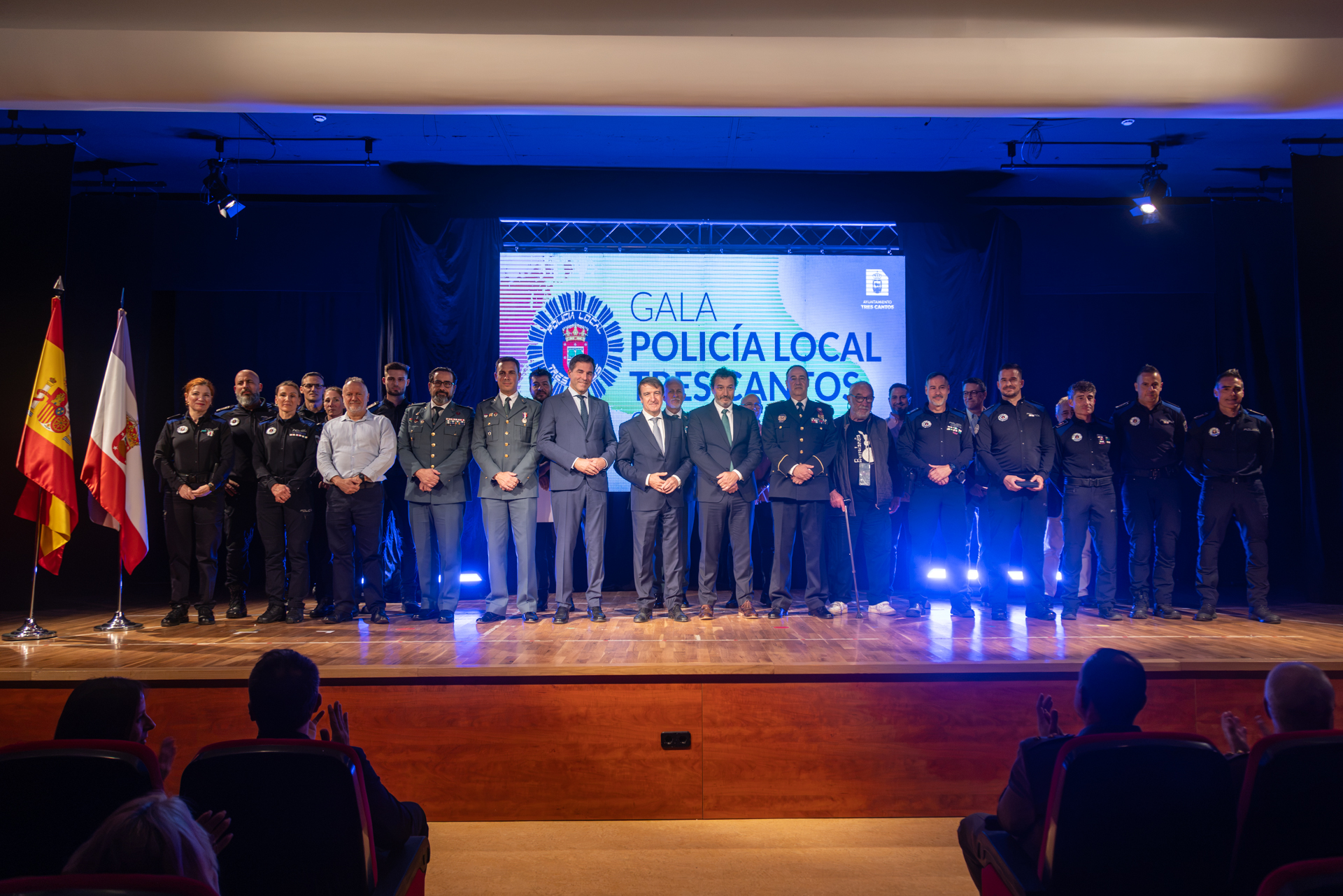 Tres Cantos celebra la gala anual de la Policia Local y entrega distinciones