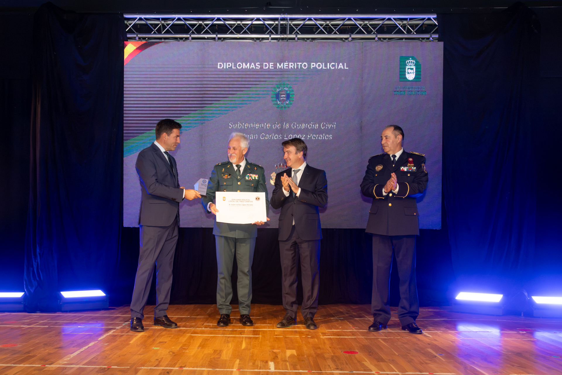 Tres Cantos celebra la gala anual de la Policia Local y entrega distinciones